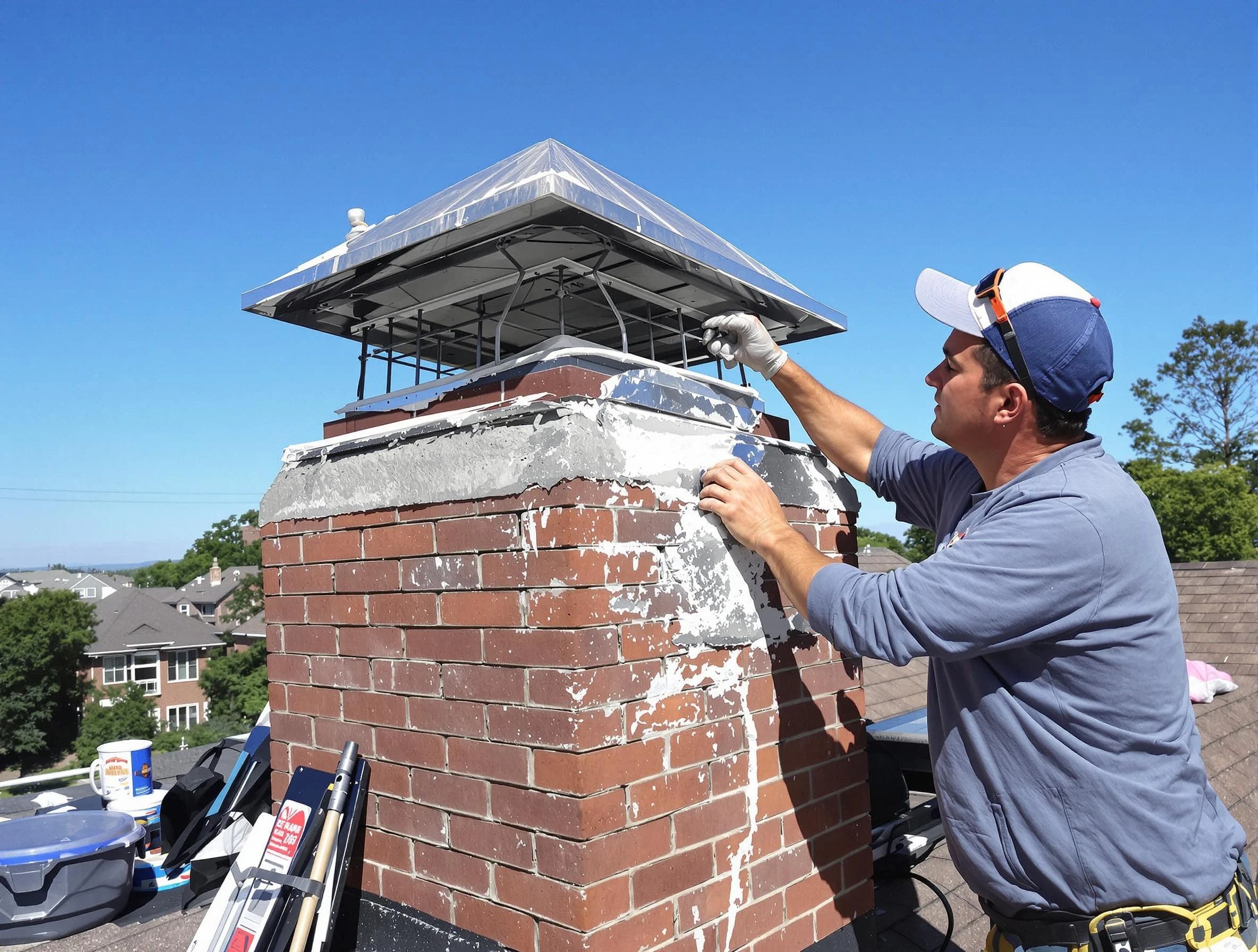 Chimney Crown Services service in Parker, CO
